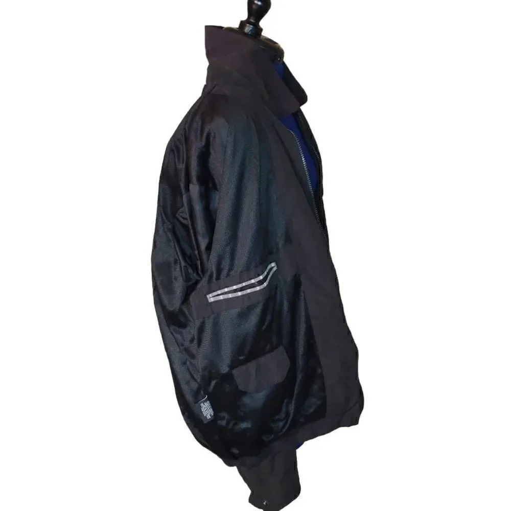 London Fog Men’s Auburn Zip-Front Golf Jacket Dark Brown Large